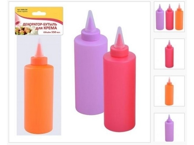 Декоратор-бутыль для крема 550 мл AN80-238